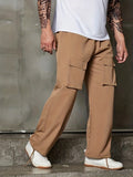 kkboxly  Men's Trendy Plus Size Casual Pants Cargo Pants Outdoor With Pockets