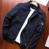 kkboxly Autumn New Casual Men's Jacket Men's Baseball Jacket Coat