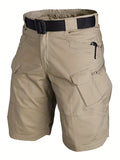 kkboxly Men's Waterproof Tactical Shorts: Lightweight, Quick-Dry & Breathable for Outdoor Hiking & Fishing!