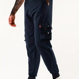 kkboxly Classic Design Multi Pocket Cargo Pants, Men's Casual Loose Fit Drawstring Cargo Pants/Joggers For Spring Summer Outdoor