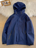 Men's Casual Hooded Waterproof Windbreaker Jacket Coat Regular Fit Coat For Spring Autumn Outdoors Hiking