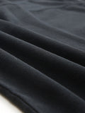 Black Raw Hem Denim Jackets, Long Sleeves Single Breasted Button Lapel Denim Shirt, Women's Denim Clothing
