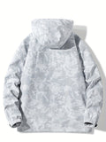 kkboxly  kkboxly  Men's Windproof and Waterproof Soft-Shell Hooded Jacket for Outdoor Activities