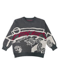 kkboxly  Y2K Long Sleeve Sweater, Loose Casual Sweater For Spring & Fall, Women's Clothing