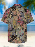kkboxly  New Man's Hawaiian Vintage Printed Button Down Short Sleeve Shirts Best Sellers