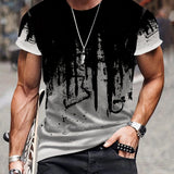 Comfortable and Trendy Men's T-Shirt with Graphic Print - Perfect for Summer Fashion and Casual Wear