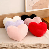 Charming Love Heart Throw Pillow - Cozy & Washable Home Decor Cushion, Perfect for All Seasons