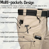 kkboxly Men's Tactical Cargo Pants: Multi-Pocket, Loose Fit, Perfect for Outdoor Work & Hiking