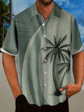 kkboxly  New Man's Hawaiian Vintage Button Down Short Sleeve Shirts Best Sellers