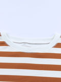 kkboxly  Striped Drop Shoulder Pullover, Crew Neck Long Sleeve Sweatshirt For Fall & Winter, Women's Clothing