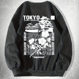 kkboxly  Men's Buildings Print Hoodie With Drawstring Pocket - Stylish And Comfortable Casual Wear