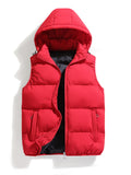 kkboxly Men's Cotton Hooded Puffer Vest Best Sellers