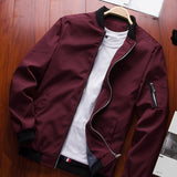 kkboxly Autumn New Casual Men's Jacket Men's Baseball Jacket Coat