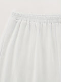 kkboxly  Solid Elastic Wide Leg Pants, Casual Loose Pants For Spring & Summer, Women's Clothing