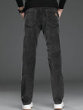 kkboxly  Men's Casual Corduroy Slim Fit Trousers For Fall Winter