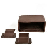 KKBOXLY 2025 Men's horizontal photo bag Casual shoulder bag Oil wax canvas with top leather bag Anti-splashing SLR camera bag