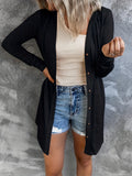 kkboxly  Long Sleeve Oversized Top, Button Up Casual Top, Women's Clothing