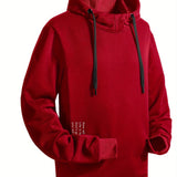 kkboxly  Creative Sentence Print Hoodie, Cool Hoodies For Men, Men's Casual Graphic Design Pullover Hooded Sweatshirt  Streetwear For Winter Fall, As Gifts