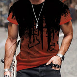 2025 Comfortable and Trendy Men's T-Shirt with Graphic Print - Perfect for Summer Fashion and Casual Wear