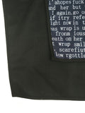 kkboxly  Men's Letter Print Trendy Hooded  Pullover Cape, Loose Fit Halloween Tops