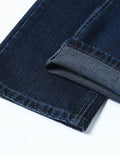 Spring Fall Winter Men's Solid Jeans, Fashion Casual Denim Pants For Males, Men's Clothing