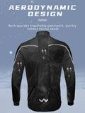 kkboxly  Men's Thickened Warm Jacket, Coat Windproof Waterproof Coldproof Mountain Bike Riding Suit, Winter Reflective Top
