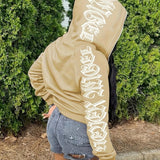 kkboxly  Full Zip Up Hooded Sweatshirts, Long Sleeve Top Solid Color Jacket, Graphic Sweatshirt Hoodies Women's Sweatshirts
