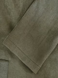 kkboxly  Solid Double Breasted Lapel Belted Blazer, Casual Long Sleeve Dual Pockets Blazer, Women's Clothing