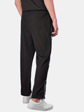kkboxly  Zipper Design, Men's Letter Pants, Drawstring Pocket Casual Comfy Trousers