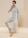 kkboxly  Men's Fleece Thermal Underwear Set, Base Layer Sets For Fall And Winter