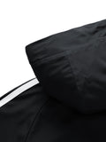 kkboxly  Classic Design Hooded Jackets By Activity, Men's Casual Zip Up Jacket Coat For Spring Fall