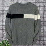 2025 kkboxly  Men's Casual Pullover Knit Soft Sweater (Shirt Not Included)