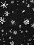 kkboxly  Trendy Snowflake Full Print Men's Basic Long Sleeve Button Up Shirt For Spring Fall, Christmas Gift