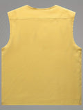 kkboxly  Men's Summer Outdoor Vest: Breathable Mesh, Multi Pockets, Zip Up & Thin Sleeveless Jacket for Fishing, Trekking & Hiking