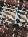 kkboxly  Long Sleeve Plaid Pullover, Crew Neck Casual Top For Spring & Fall, Women's Clothing