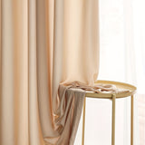 kkboxly 1pc Translucent Light Filtering Panel - Simple Decorative Rod Pocket Curtain for Living Room Bedroom Home Decoration with Solid Color and Easy Installation