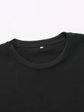 kkboxly  Creative Color Block Trendy Sweatshirt, Men's Casual Classic Design Crew Neck Sweatshirt For Men Fall Winter
