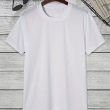 kkboxly  Plus Size Assorted Colors Basic Tees For Male, Oversized Causal T-shirts For Summer Fitness Leisurewear, Men Clothing