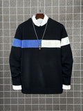 2025 kkboxly  Men's Casual Pullover Knit Soft Sweater (Shirt Not Included)