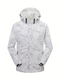 kkboxly  Men's Casual Hooded Waterproof Windbreaker Jacket Coat Regular Fit Coat For Spring Autumn Outdoors Hiking