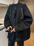 kkboxly  Men's Chic Lightweight Jacket, Street Style Jacket With Pockets