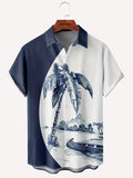 kkboxly  New Man's Hawaiian Vintage Button Down Short Sleeve Shirts Best Sellers