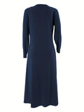 kkboxly  Casual Solid Ribbed Two-piece Dress Set, Long Sleeve Cardigan & Bodycon Cami Dress Outfits, Women's Clothing