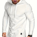 kkboxly  Men's Stylish Casual Thin Long Sleeve Athletic Hoodie