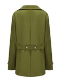 kkboxly  Men's Trendy Retro Solid Long Sleeve Coat Windbreaker Lapel Long Overcoat For Autumn Winter