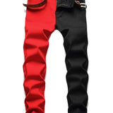 kkboxly  Men's Slim Straight Fit Jeans Casual Washed Stretch Denim Jeans Best Sellers