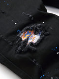 kkboxly  Men's Jeans Ripped Straight Regular Denim Jeans With Pockets, Men's Outfits
