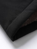 kkboxly  Warm Fleece Jacket For Winter Business, Men's Casual Zipper Pockets Jacket Coat
