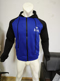 kkboxly  Men's Hoodie, Color Block King Print Color Block Raglan Sleeve Drawstring Hoodie