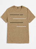 kkboxly  'Legend' Round Neck Graphic T-shirts, Causal Tees, Short Sleeves Comfortable Tops, Men's Summer Clothing